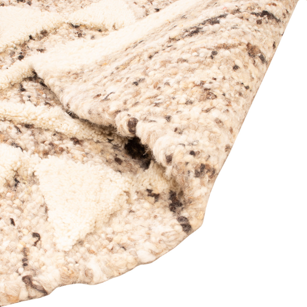 Alfombra de lana - 90 x 60 cm - beige claro