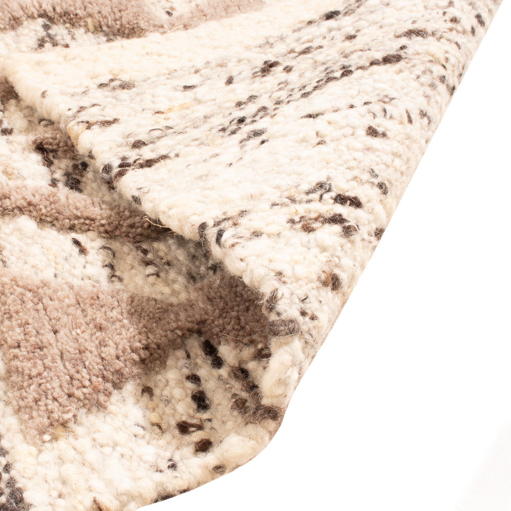 Alfombra de lana - 90 x 60 cm - beige claro