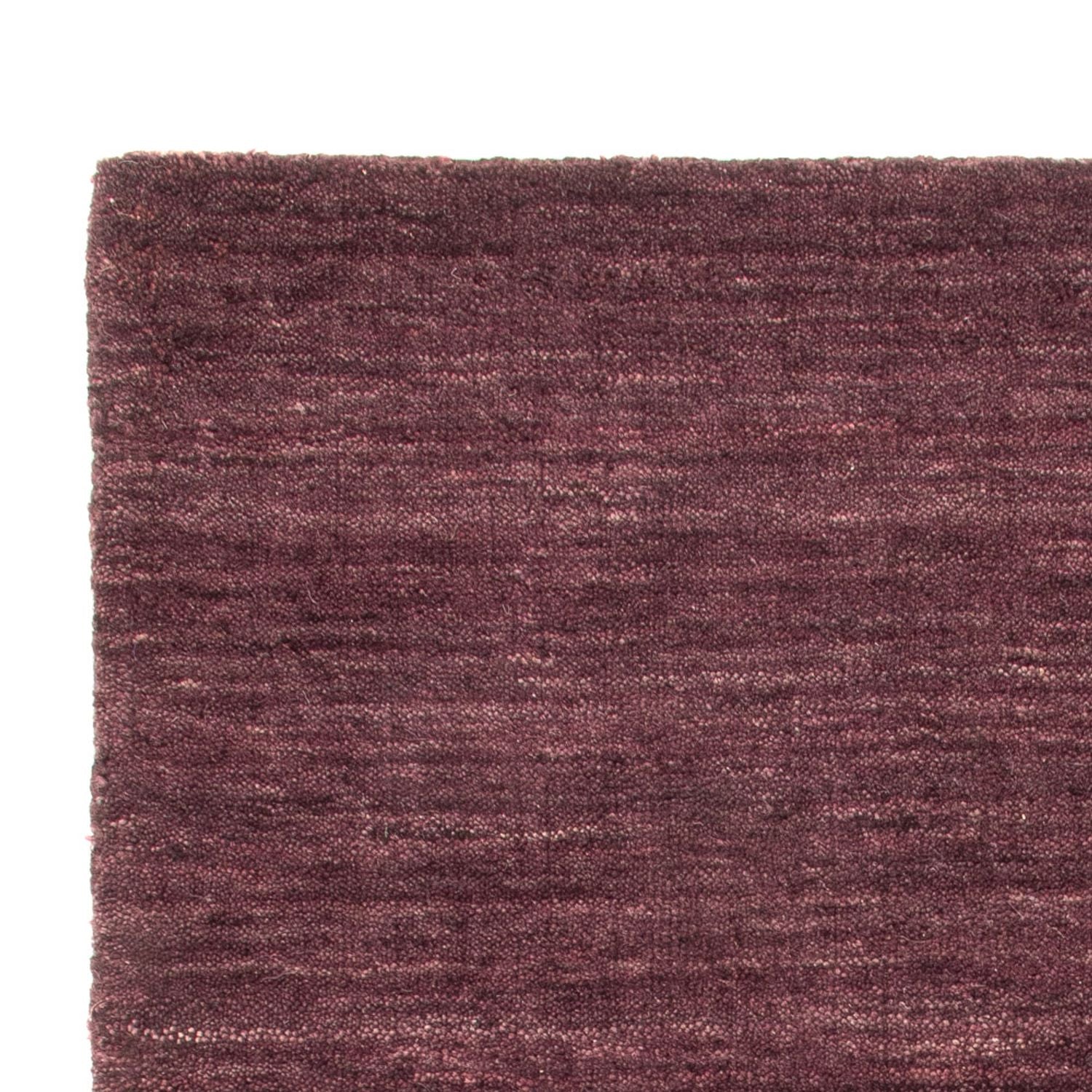 Alfombra Gabbeh - Loribaft Softy - 90 x 60 cm - púrpura
