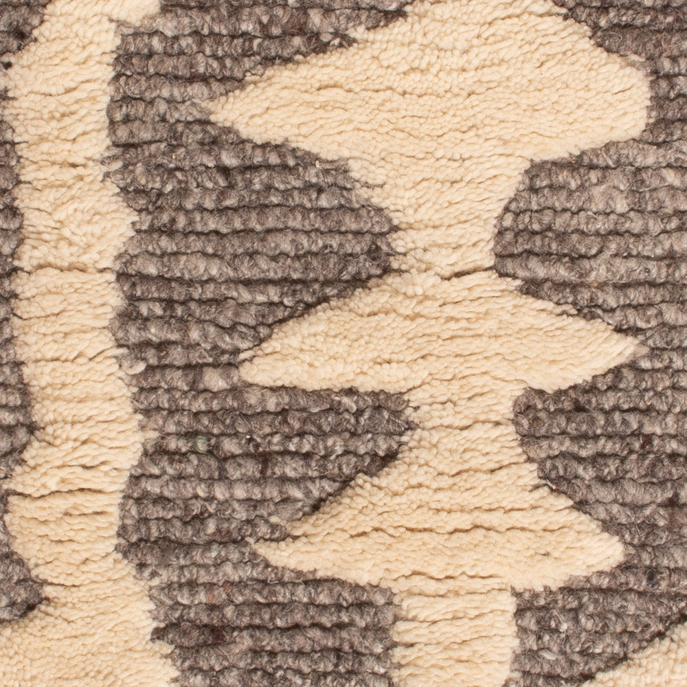 Alfombra de lana - 90 x 60 cm - beige