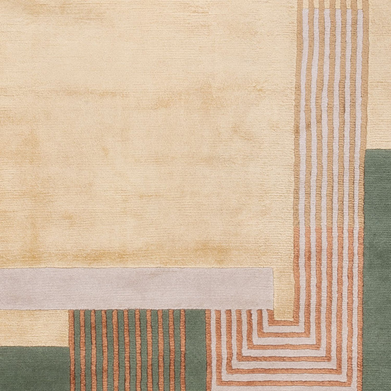 Alfombra de diseño - 243 x 167 cm - verde