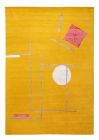 Alfombra de diseño - 242 x 171 cm - oro