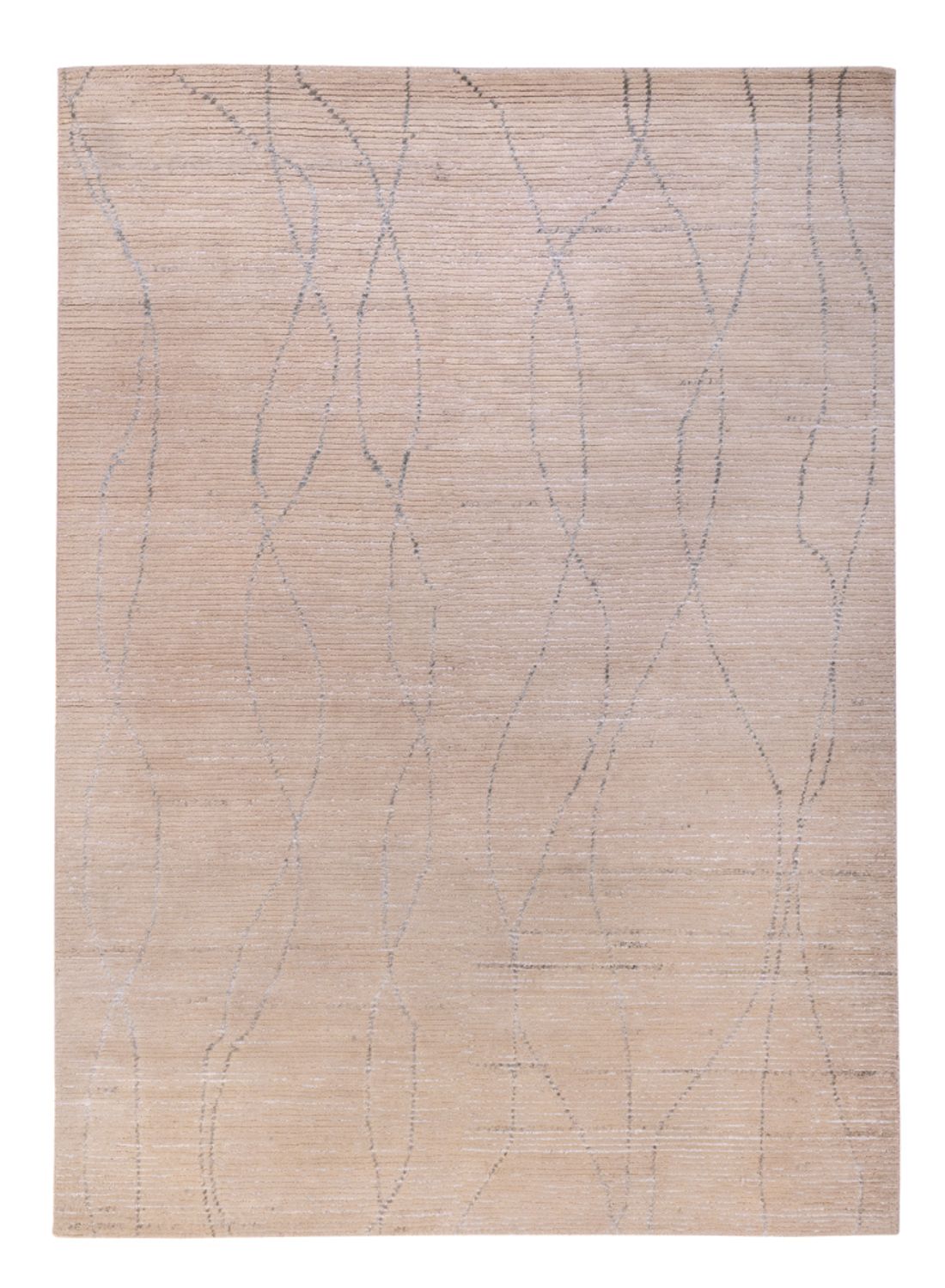 Alfombra de diseño - 236 x 176 cm - beige