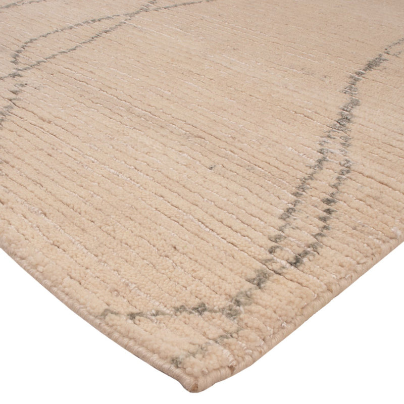 Alfombra de diseño - 236 x 176 cm - beige