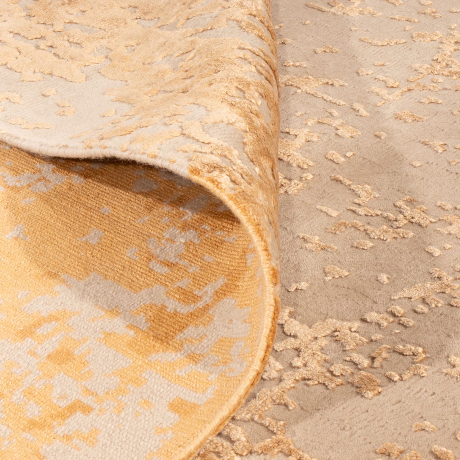 Alfombra de diseño - 246 x 171 cm - oro