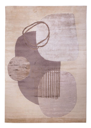 Alfombra de diseño - 244 x 164 cm - plata