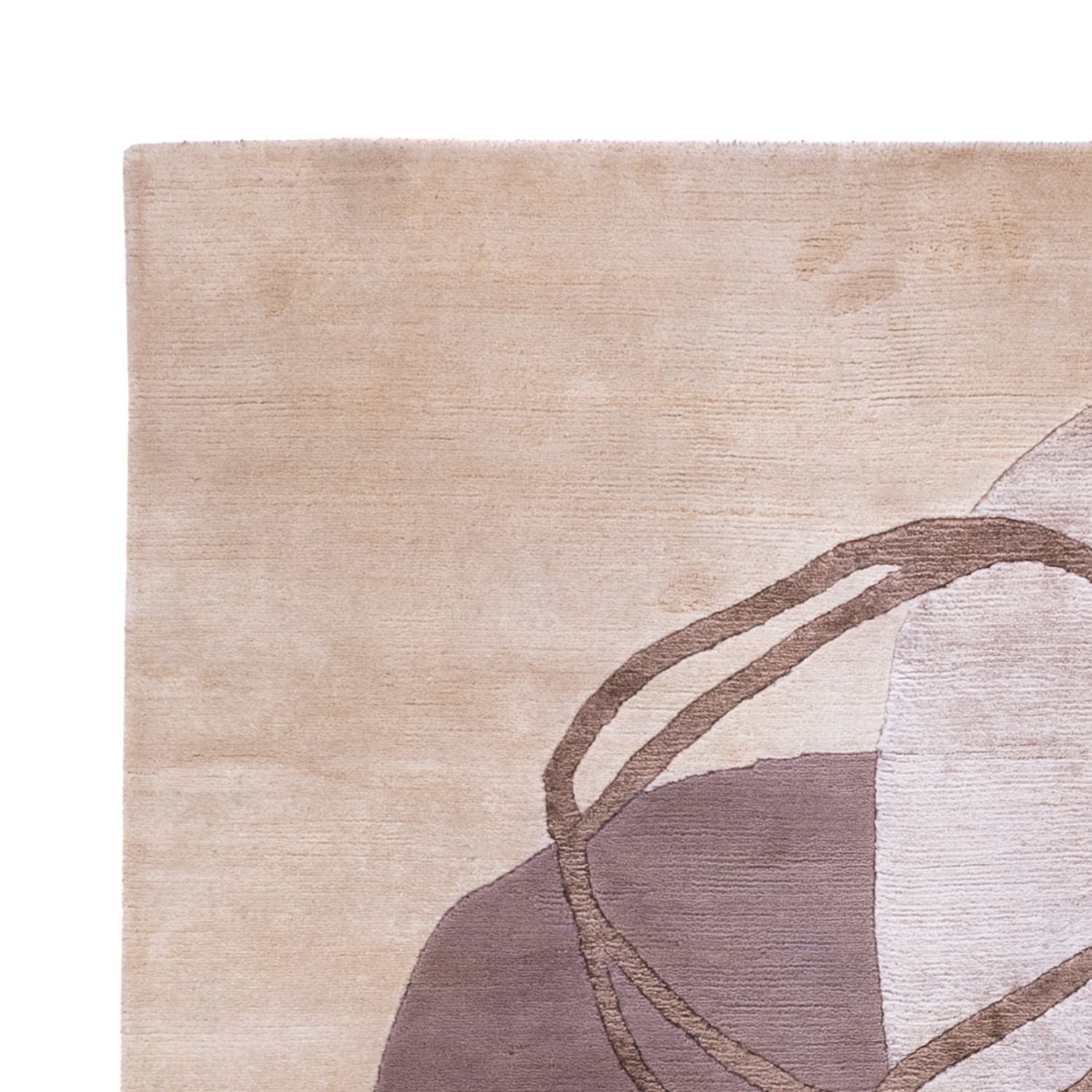 Alfombra de diseño - 244 x 164 cm - plata