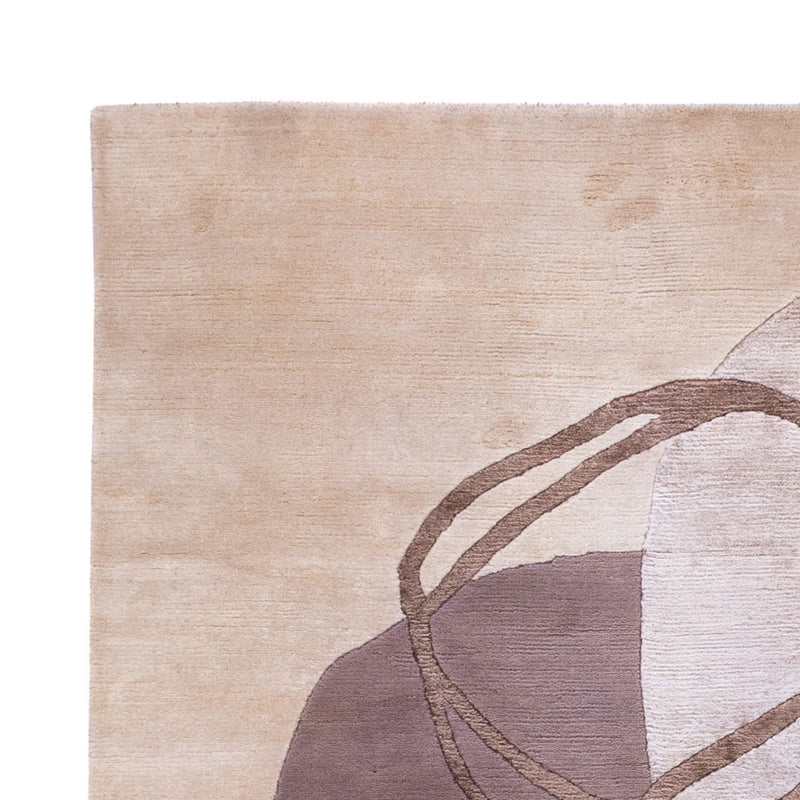 Alfombra de diseño - 244 x 164 cm - plata