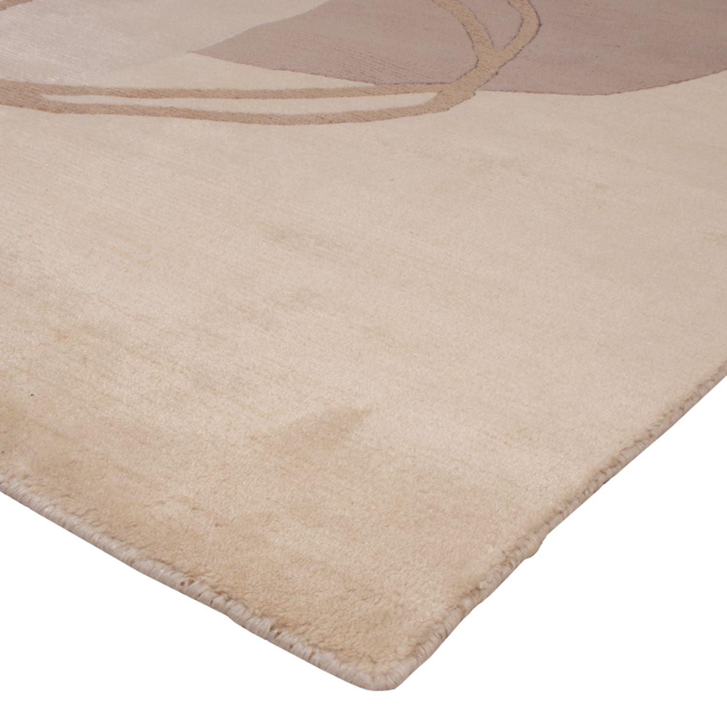 Alfombra de diseño - 244 x 164 cm - plata