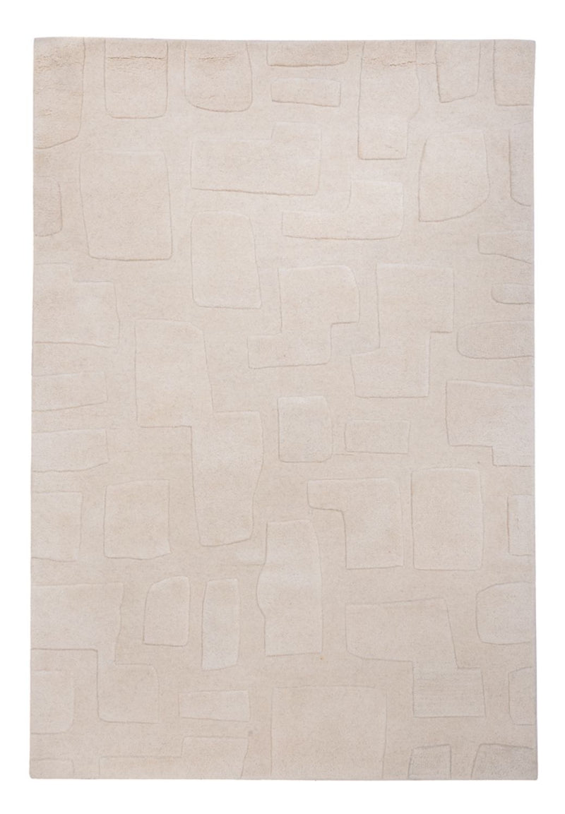 Alfombra de diseño - 200 x 140 cm - beige