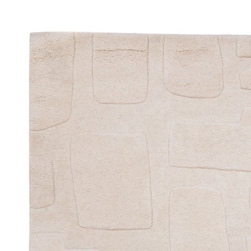 Alfombra de diseño - 200 x 140 cm - beige