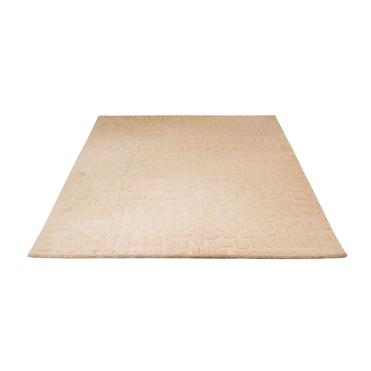 Alfombra de lana - 200 x 140 cm - beige