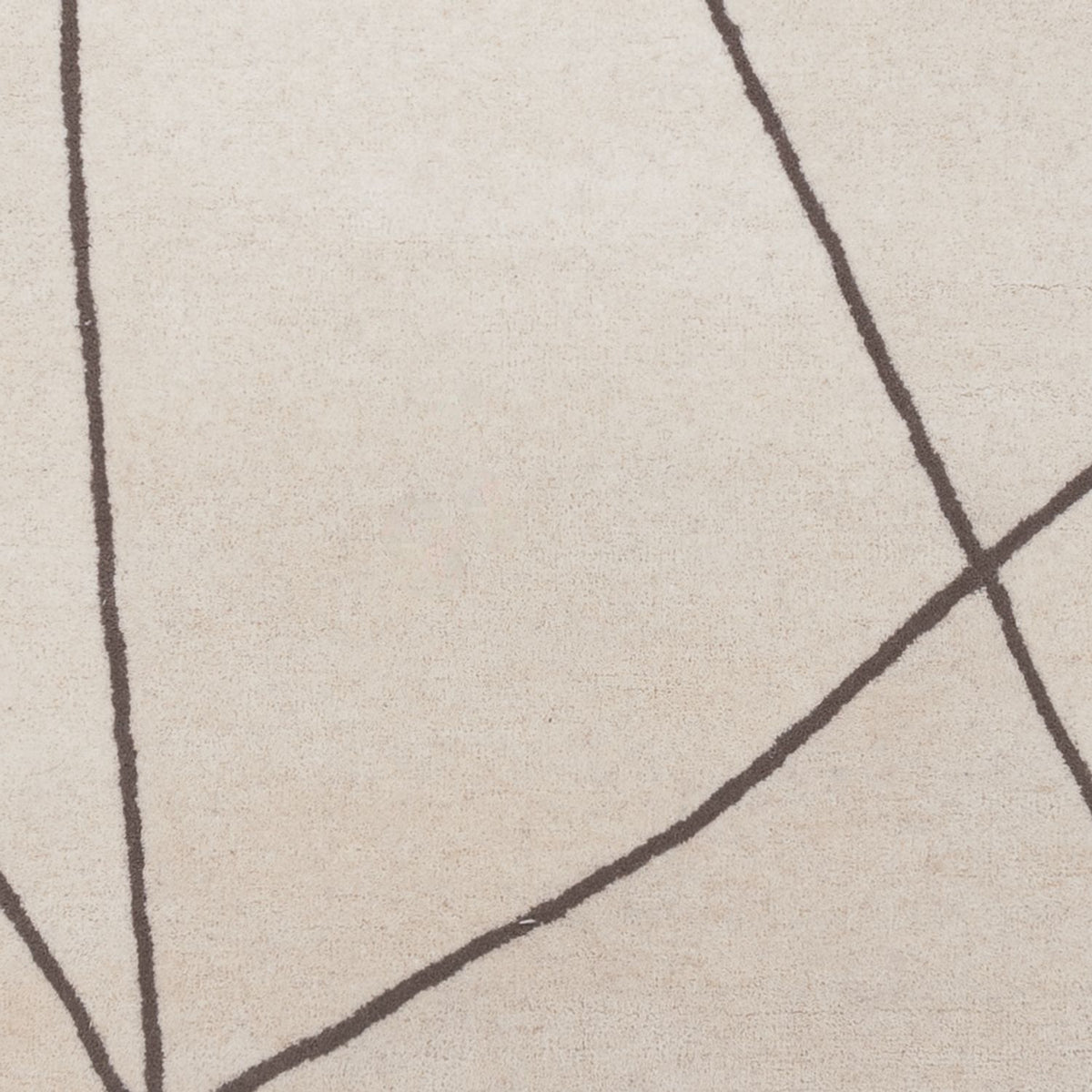 Alfombra de lana - 200 x 140 cm - beige