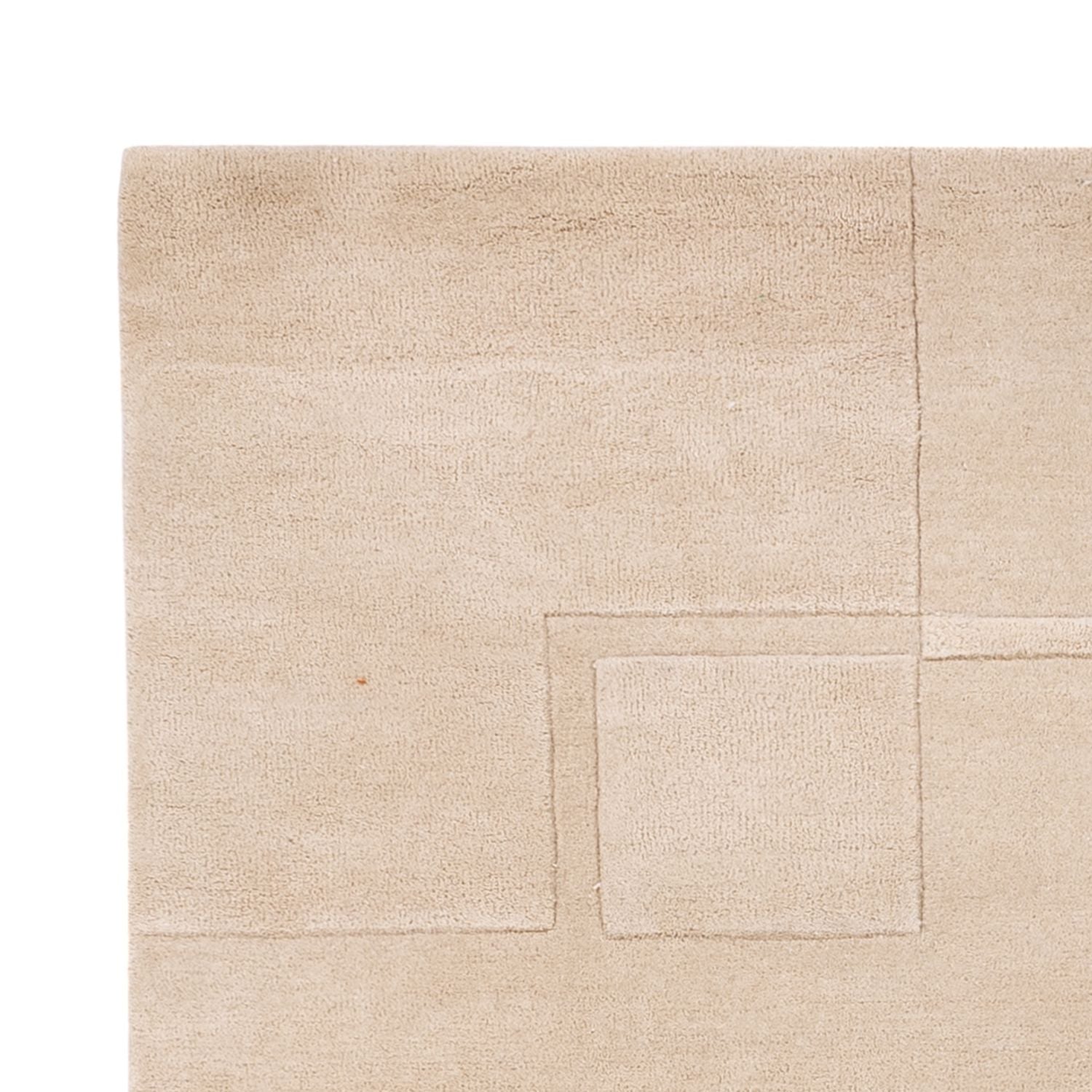 Alfombra de lana - 200 x 140 cm - beige