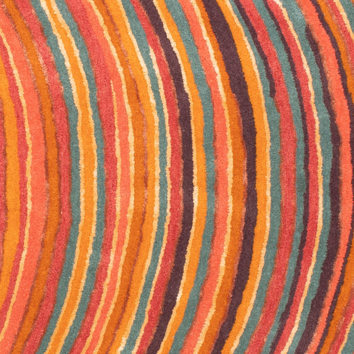 Alfombra de diseño oval  - 200 x 140 cm - multicolor