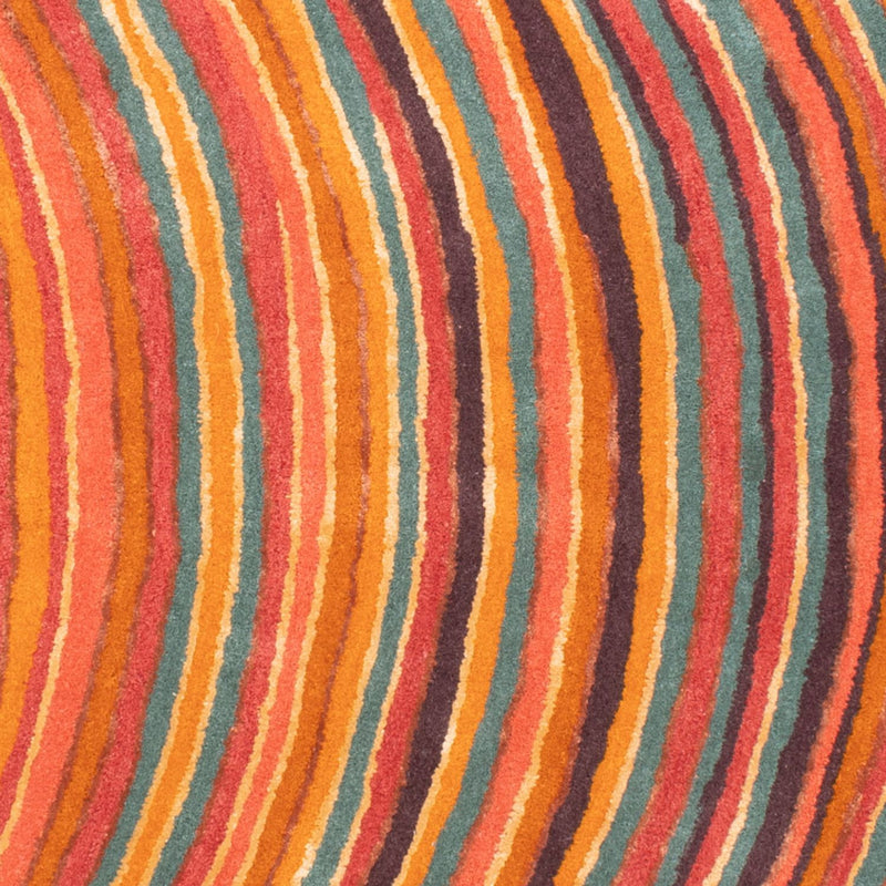 Alfombra de diseño oval  - 200 x 140 cm - multicolor