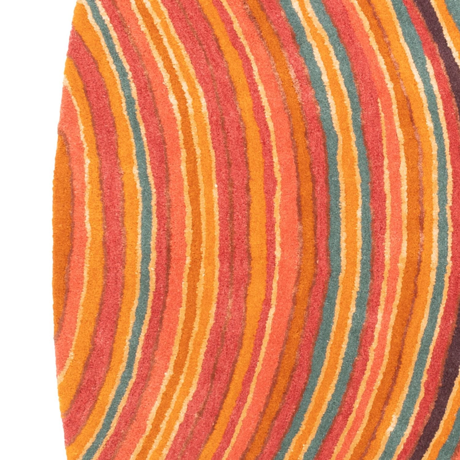 Alfombra de diseño oval  - 200 x 140 cm - multicolor