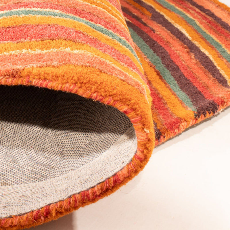 Alfombra de diseño oval  - 200 x 140 cm - multicolor