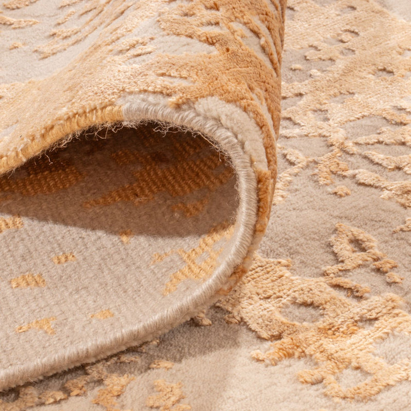 Alfombra de diseño - 303 x 202 cm - oro