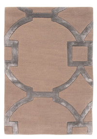 Alfombra de diseño - 90 x 60 cm - plata