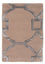 Alfombra de diseño - 90 x 60 cm - plata