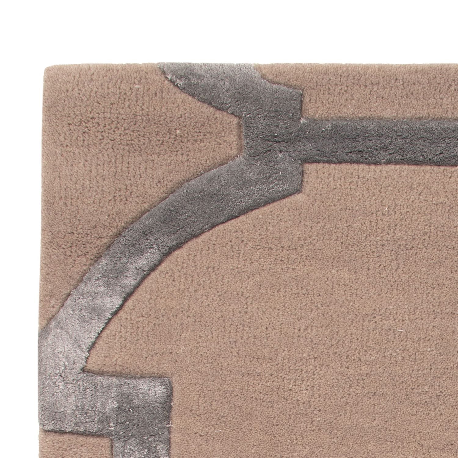 Alfombra de diseño - 90 x 60 cm - plata