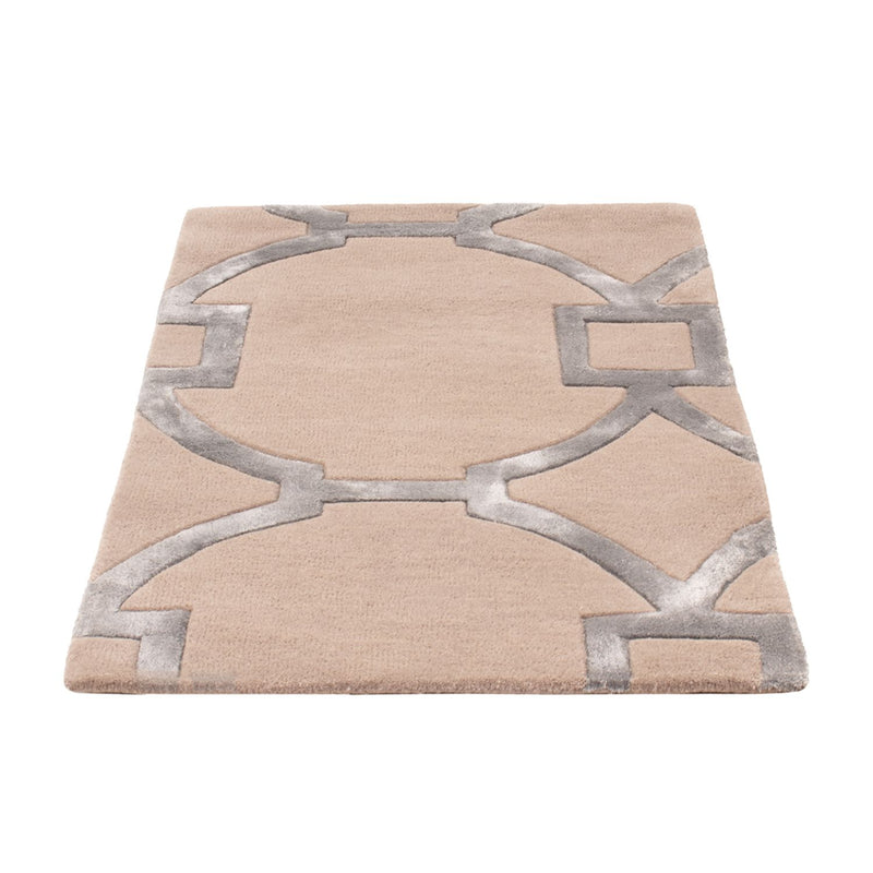 Alfombra de diseño - 90 x 60 cm - plata