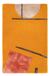 Alfombra de diseño - 90 x 60 cm - oro