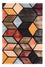 Alfombra de diseño - 90 x 60 cm - multicolor