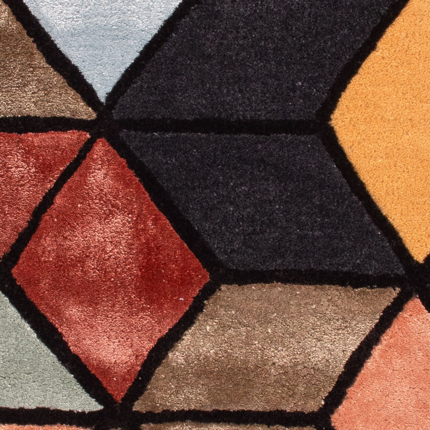 Alfombra de diseño - 90 x 60 cm - multicolor
