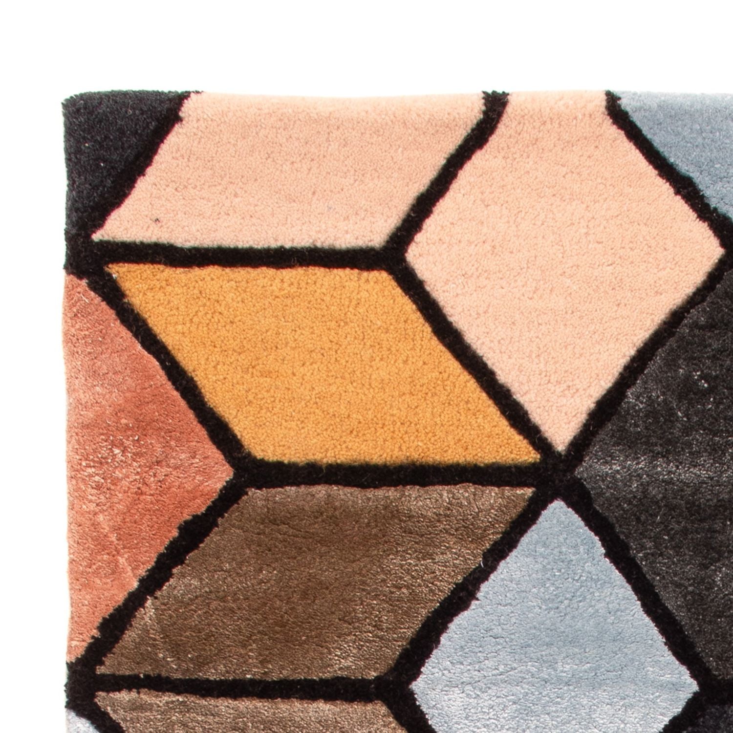 Alfombra de diseño - 90 x 60 cm - multicolor