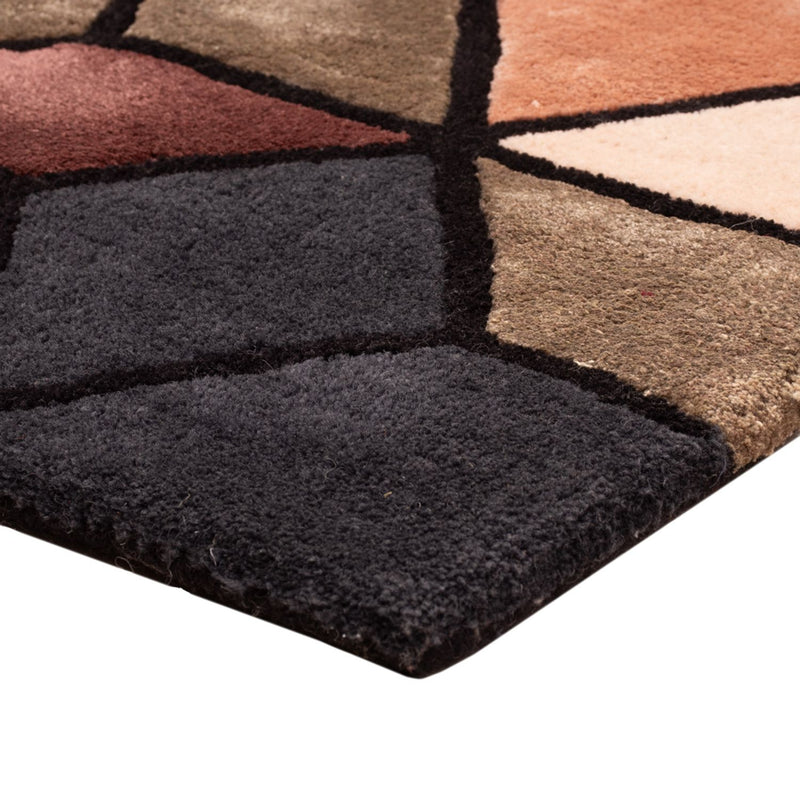 Alfombra de diseño - 90 x 60 cm - multicolor