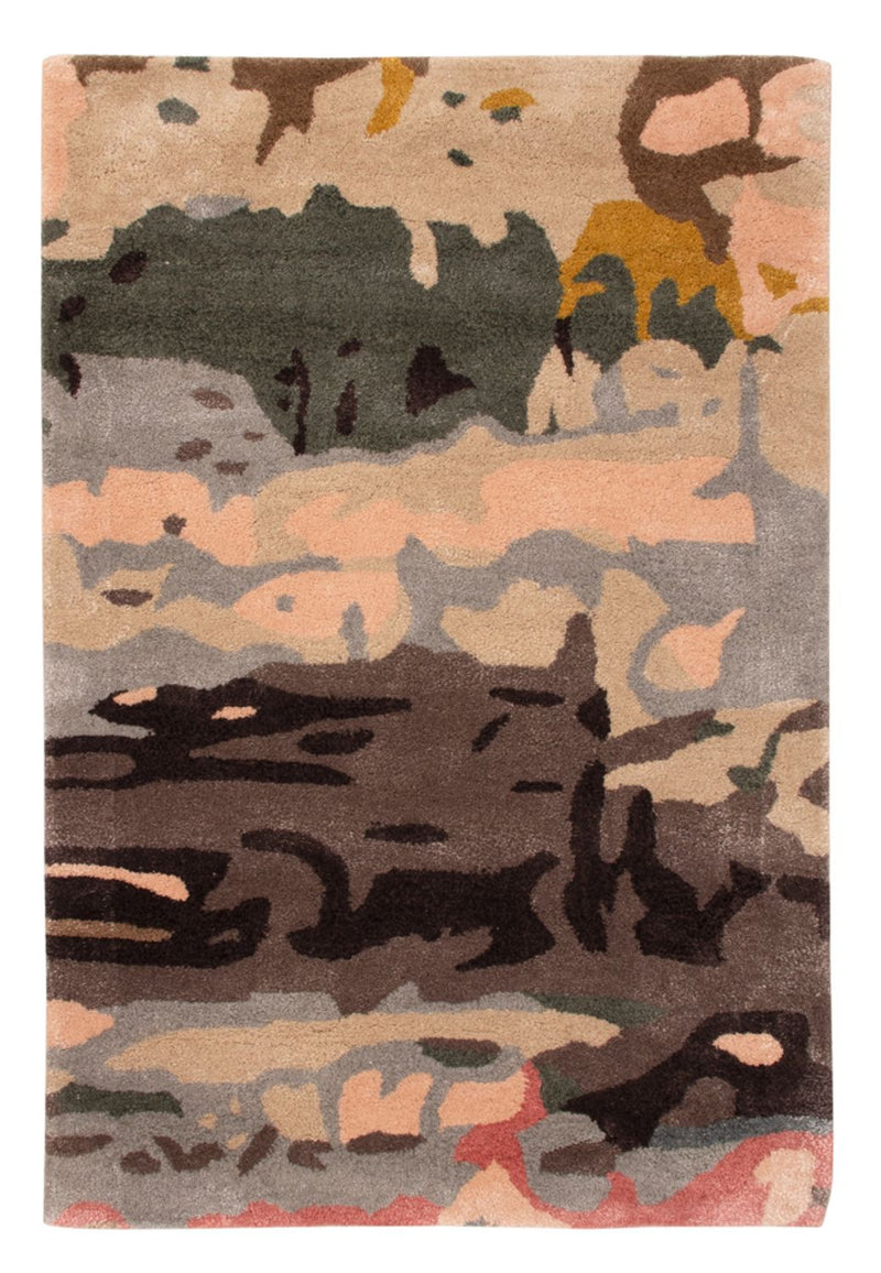 Alfombra de diseño - 90 x 60 cm - multicolor