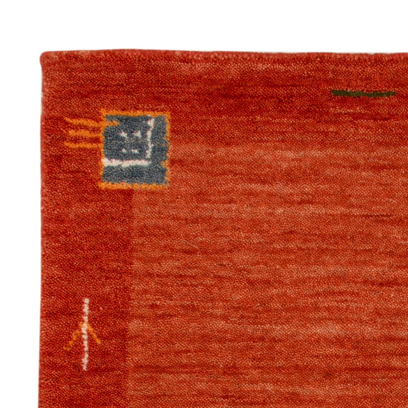 Alfombra Gabbeh - Softy - 90 x 60 cm - rojo