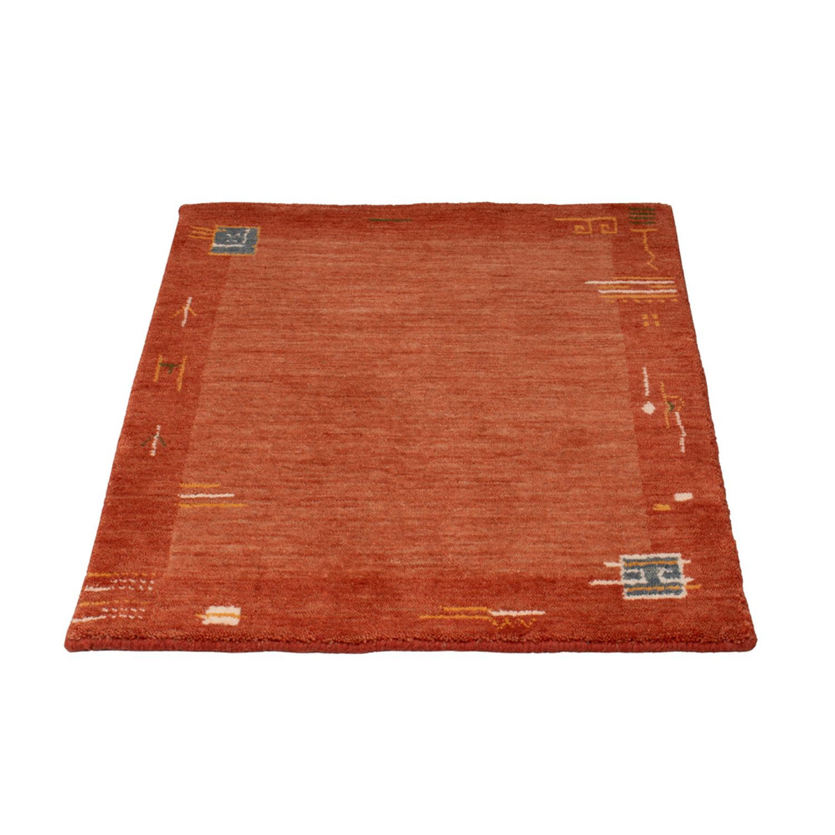 Alfombra Gabbeh - Softy - 90 x 60 cm - rojo