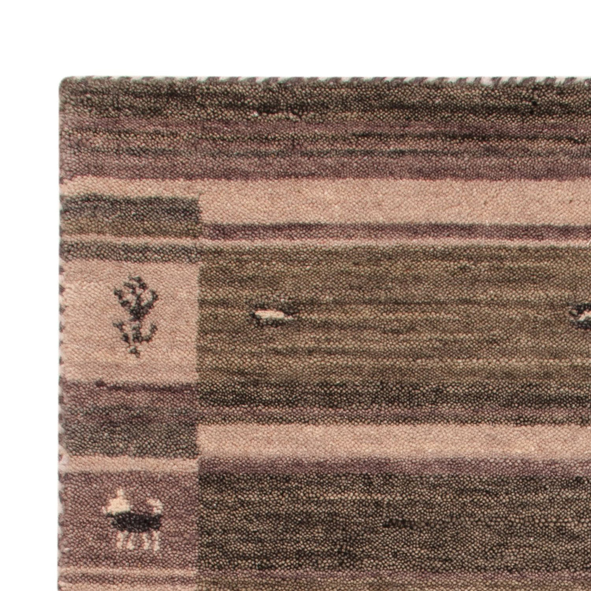 Alfombra Gabbeh - Softy - 90 x 60 cm - plata