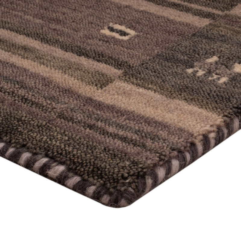 Alfombra Gabbeh - Softy - 90 x 60 cm - plata