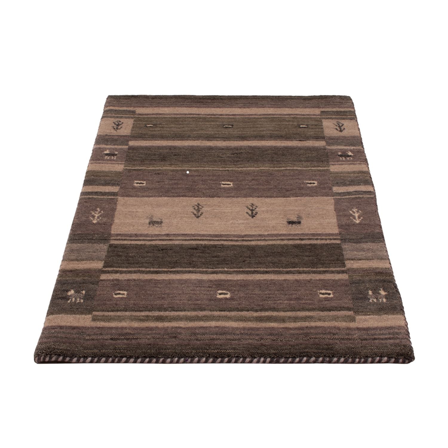 Alfombra Gabbeh - Softy - 90 x 60 cm - plata