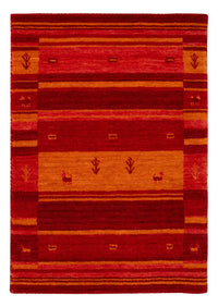 Alfombra Gabbeh - Softy - 90 x 60 cm - rojo