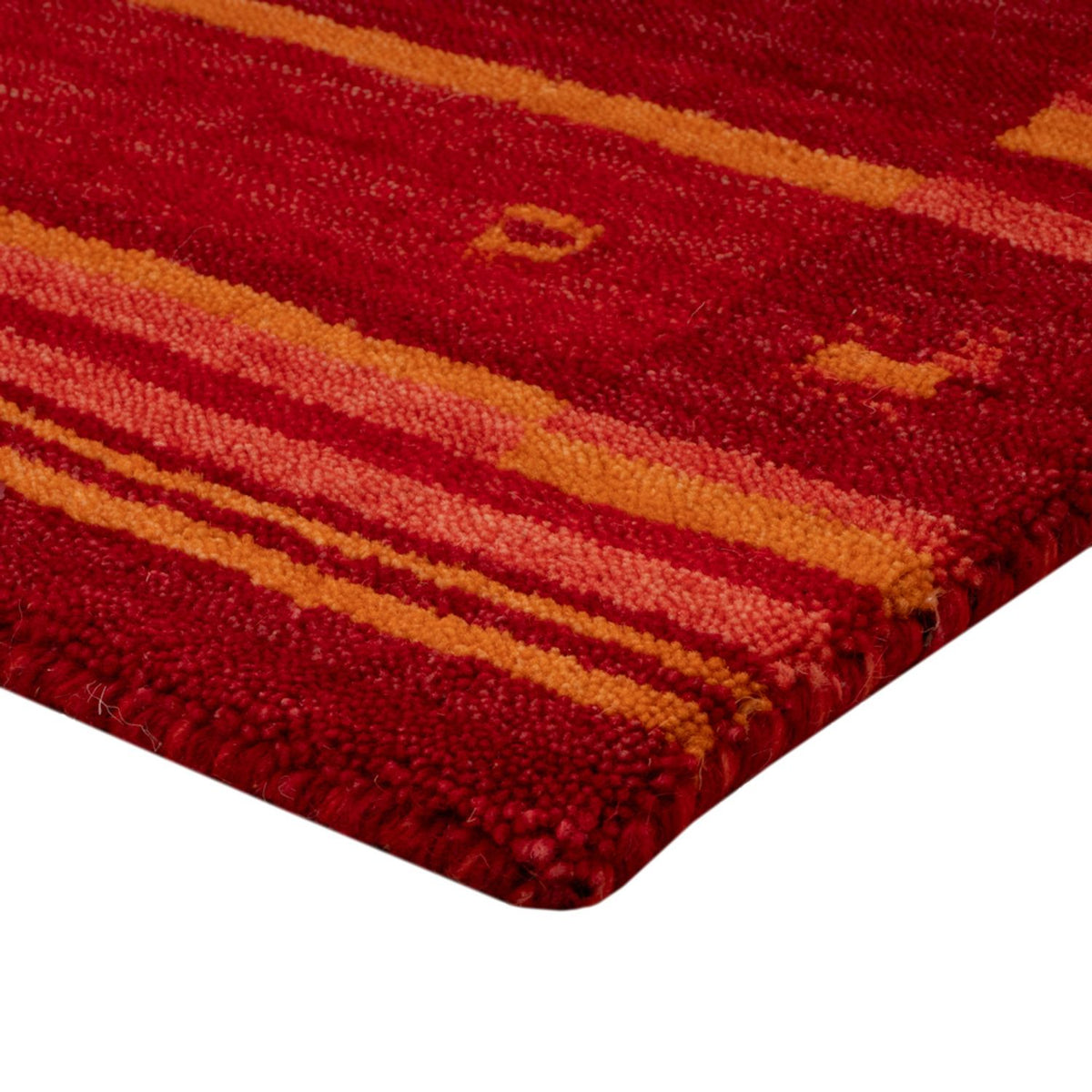 Alfombra Gabbeh - Softy - 90 x 60 cm - rojo