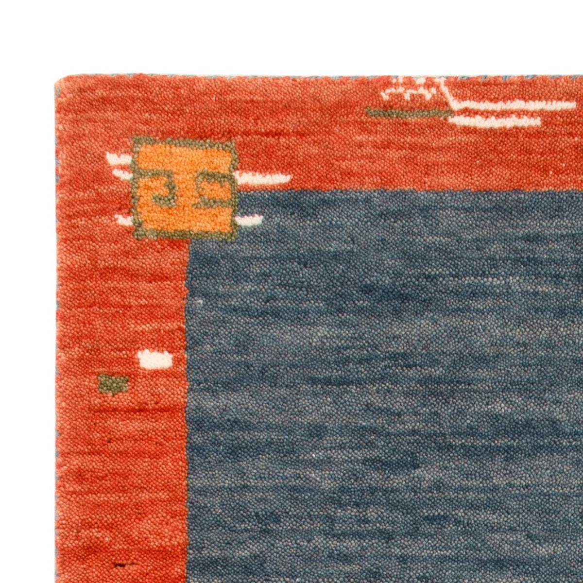 Alfombra Gabbeh - Softy - 90 x 60 cm - azul