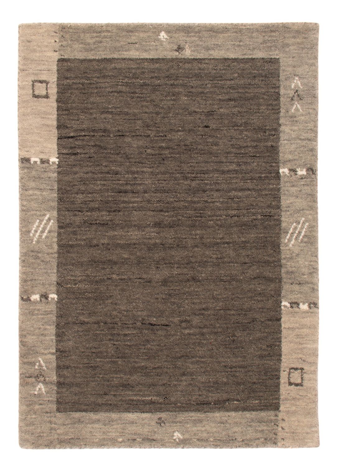 Alfombra Gabbeh - Softy - 90 x 60 cm - gris