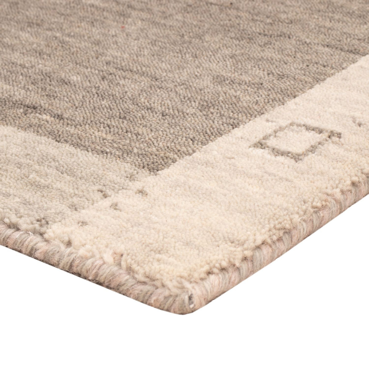 Alfombra Gabbeh - Softy - 90 x 60 cm - gris