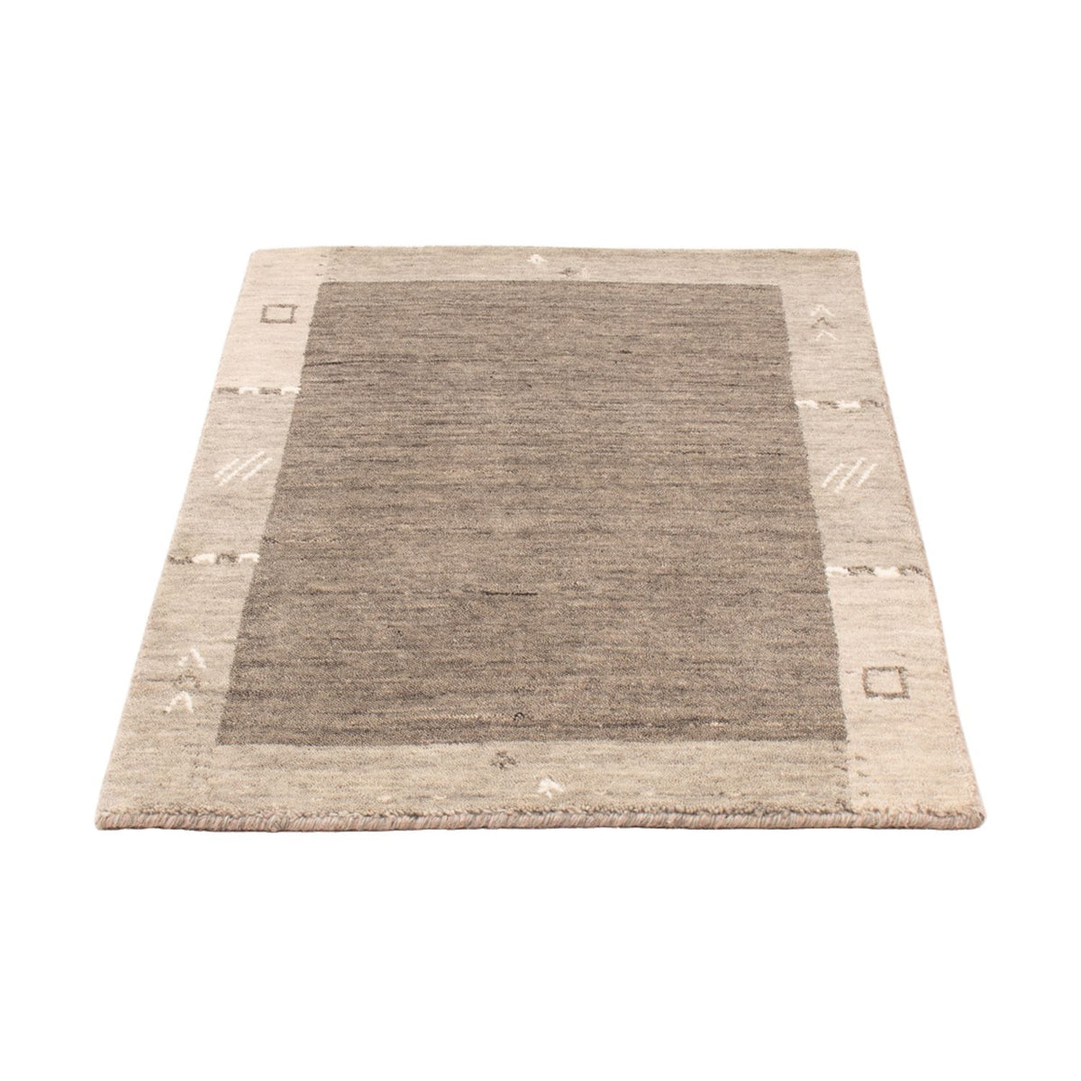 Alfombra Gabbeh - Softy - 90 x 60 cm - gris