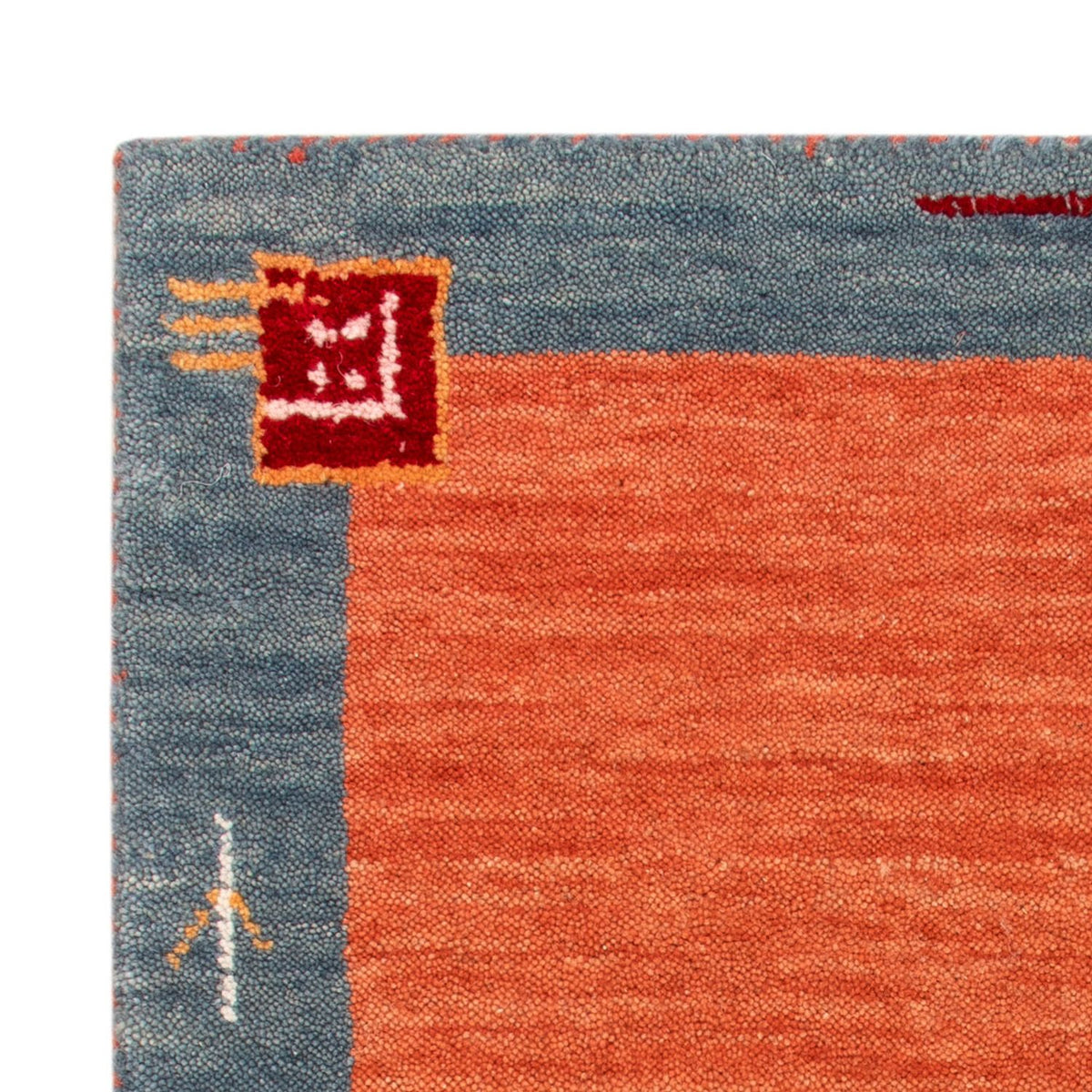 Alfombra Gabbeh - Softy - 90 x 60 cm - rojo