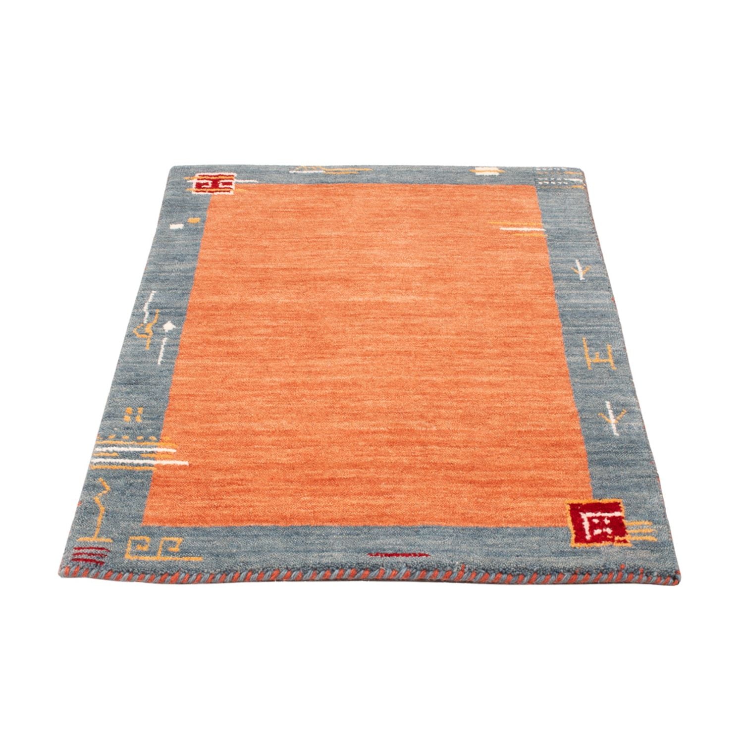 Alfombra Gabbeh - Softy - 90 x 60 cm - rojo