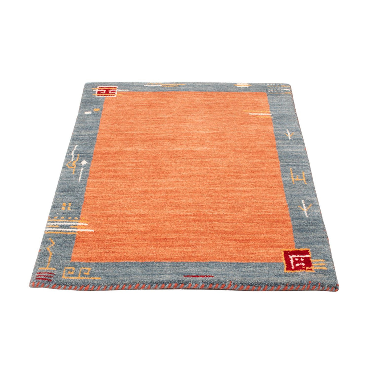 Alfombra Gabbeh - Softy - 90 x 60 cm - rojo