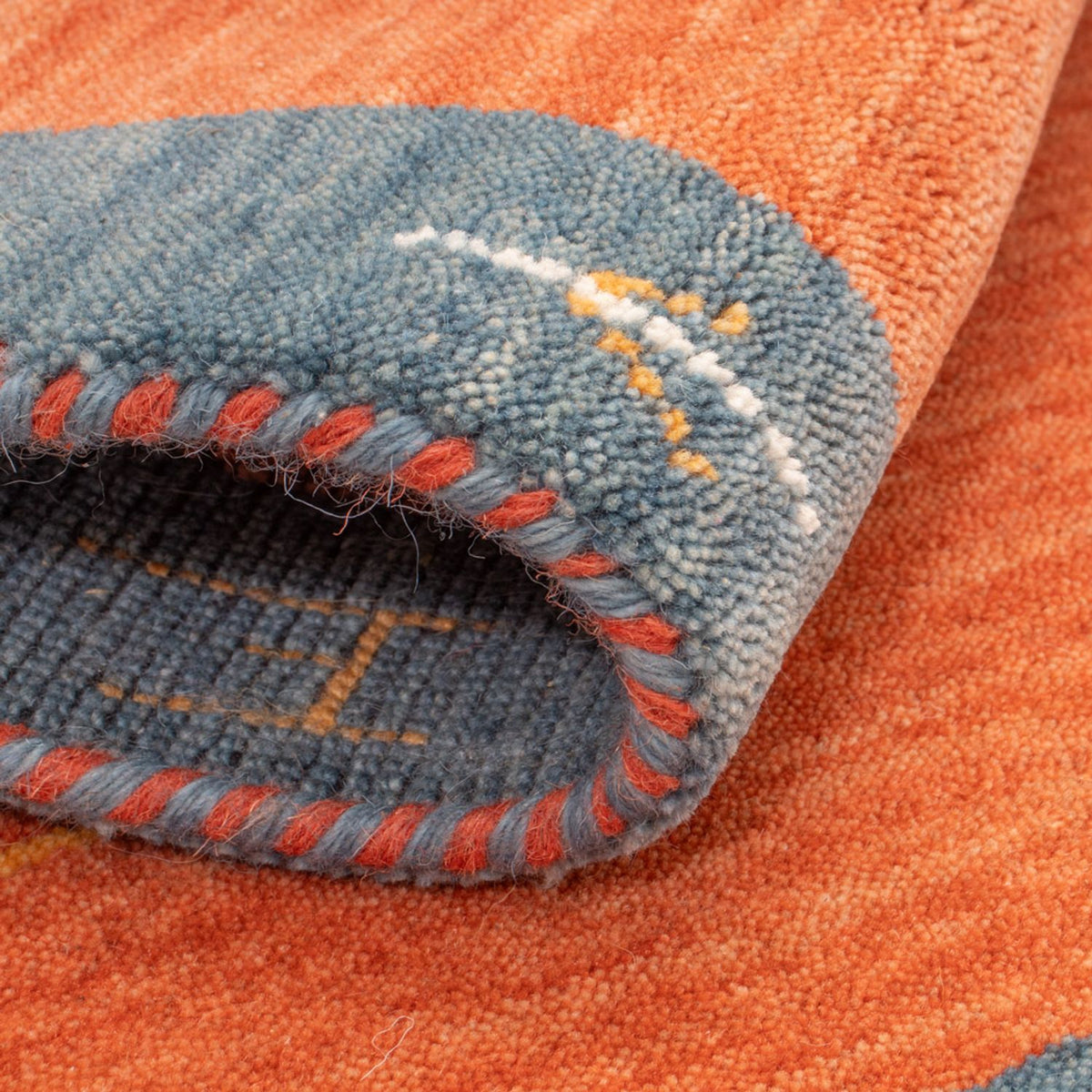 Alfombra Gabbeh - Softy - 90 x 60 cm - rojo