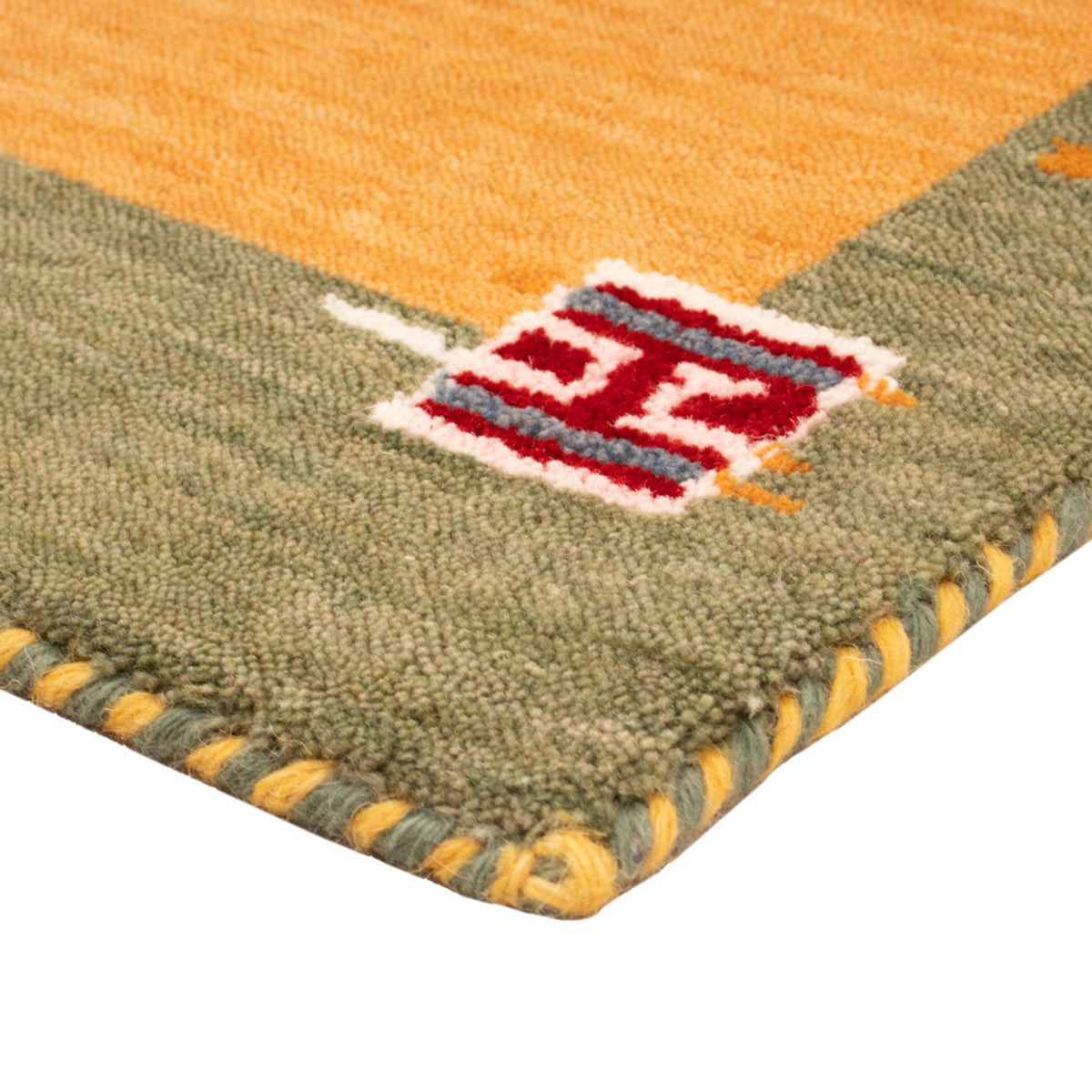 Alfombra Gabbeh - Softy - 90 x 60 cm - naranja