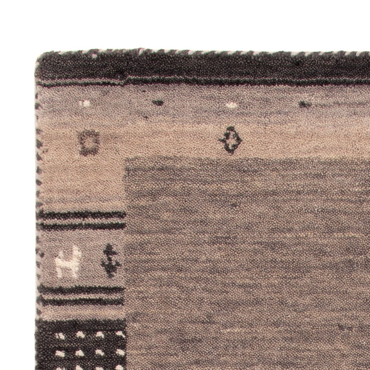 Alfombra Gabbeh - Softy - 90 x 60 cm - gris